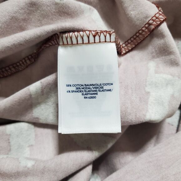 Lands End Stretchy Safari Dress Size 1X Plus Red Animal Print Cheetah Cat Womens - Picture 9 of 9